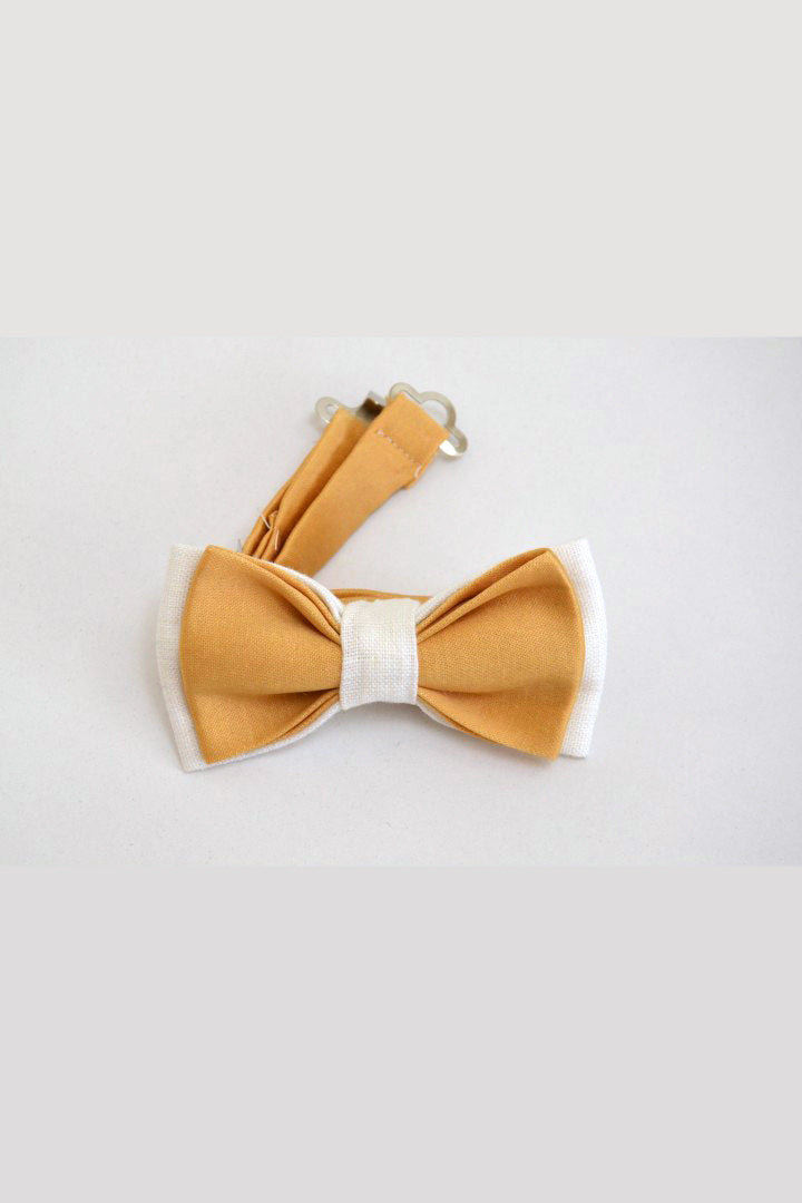 Beyaz-Gold Çocuk Papyon