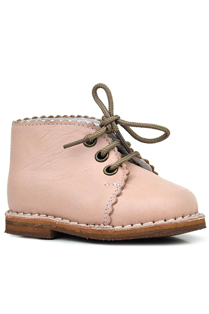 Hakiki Deri Bebek Botu | El Yapımı Unisex 1-3 Yaş İlk Adım Ayakkabısı